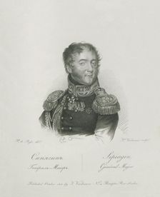 Portrait of General Nikolai Martemyanovich Sipyagin (1785-1828), 1813
