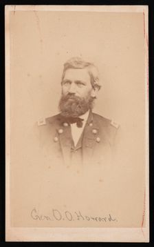 Portrait of General Oliver Otis Howard (1830-1909), 1860s. Creator: John Goldin