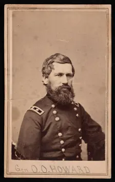 Portrait of General Oliver Otis Howard (1830-1909), Between 1862 and 1869. Creator: Brady's National Photographic Portrait Galleries