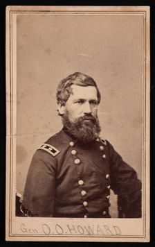 Portrait of General Oliver Otis Howard (1830-1909), Between 1862 and 1869. Creator: Brady's National Photographic Portrait Galleries
