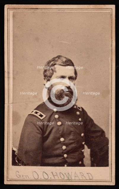 Portrait of General Oliver Otis Howard (1830-1909), Between 1862 and 1869. Creator: Brady's National Photographic Portrait Galleries.