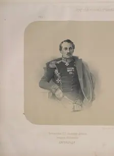 Portrait of General Pavel Petrovich Liprandi (1796-1864), 1855. Creator: Timm, Wassili (George Wilhelm) (1820-1895)