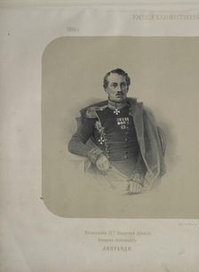 Portrait of General Pavel Petrovich Liprandi (1796-1864), 1855. Creator: Timm, Wassili (George Wilhelm) (1820-1895)