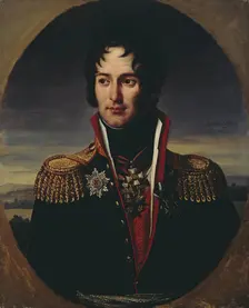 Portrait of General Piotr Chicherin, 1814. Creator: Robert Lefevre