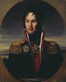 Portrait of General Piotr Chicherin, 1814. Creator: Robert Lefevre