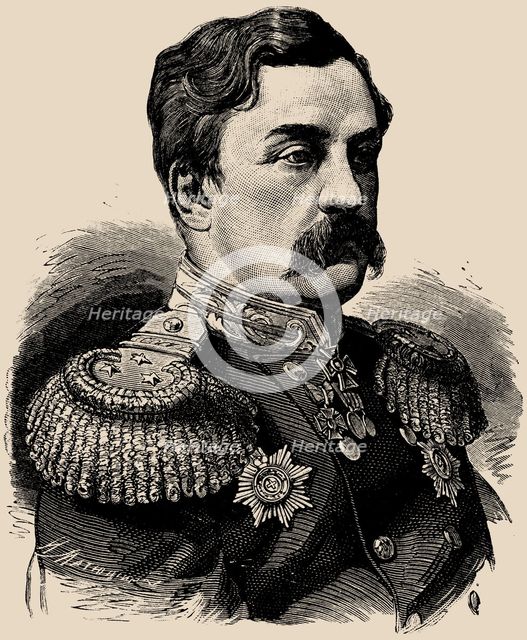 Portrait of General Prince Alexei Ivanovich Shakhovskoy (1821-1900), 1878.