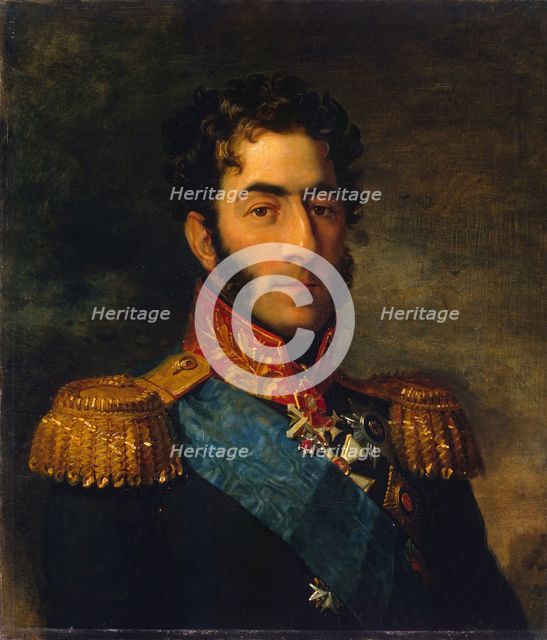Portrait of General Pyotr Bagration (1765-1812), c1825. Creator: George Dawe.