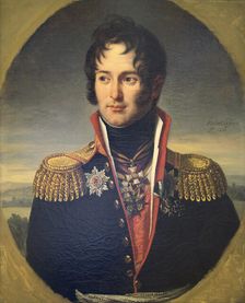 Portrait of General Pyotr Chicherin 1814. Artist: Robert Lefevre