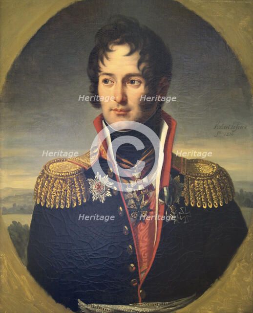 'Portrait of General Pyotr Chicherin', 1814. Artist: Robert Lefevre