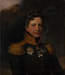 Portrait of General Pyotr Lvovich Davydov (1781-1842). Creator: Dawe, George (1781-1829)