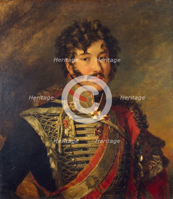 Portrait of General Sergey Nikolayevich Lanskoy (1774-1814), before 1825. Artist: Dawe, George (1781-1829)
