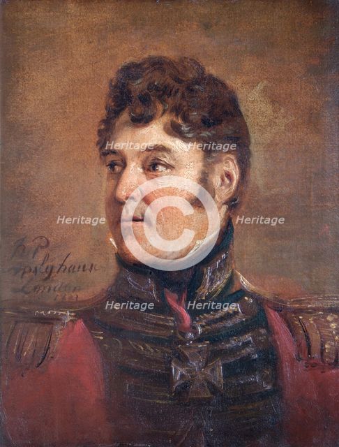 Portrait of General Sir Colin Halkett, British soldier, 1821.  Artist: Jan Willem Pieneman.