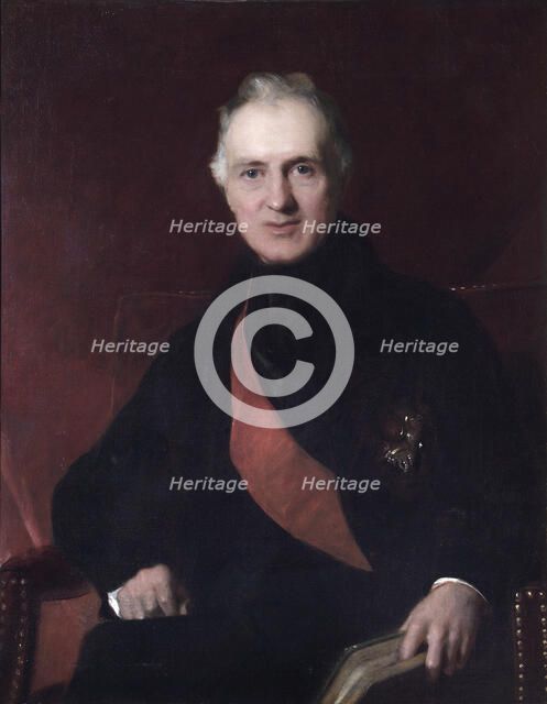 Portrait of General Sir George Murray, British soldier, c1840s. Artist: John Prescott Knight.