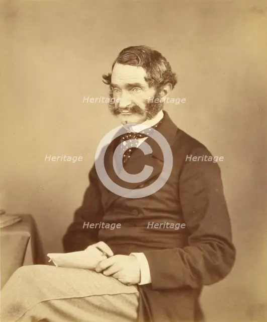 Portrait of General Sir Hope Grant, 1860. Creator: Felice Beato.