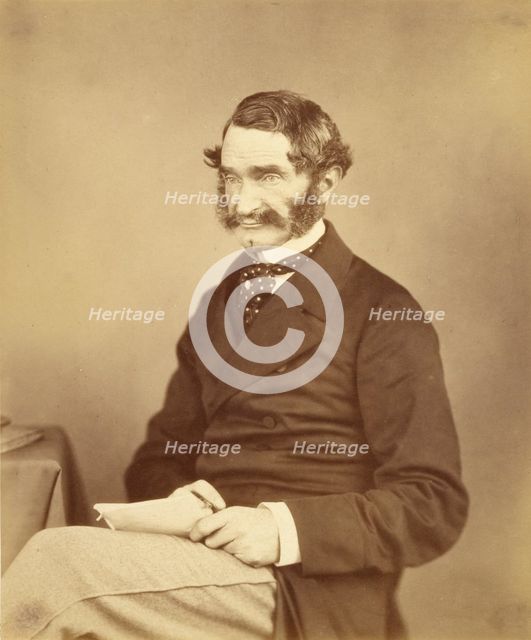 Portrait of General Sir Hope Grant, 1860. Creator: Felice Beato.