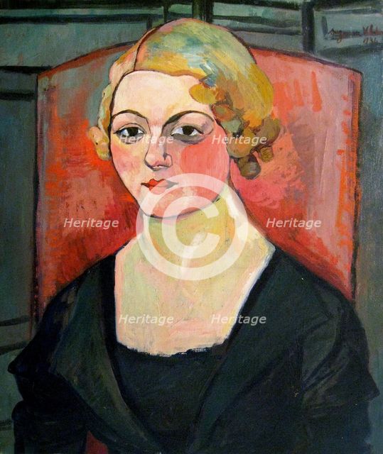 Portrait of Geneviève Carmax-Zoegger, 1936. Creator: Valadon, Suzanne (1865-1938).