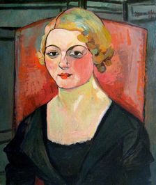 Portrait of Geneviève Carmax-Zoegger, 1936. Creator: Valadon, Suzanne (1865-1938)