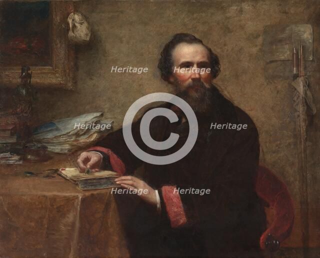 Portrait of Genio C. Scott, 1859. Creator: Eastman Johnson (American, 1824-1906).