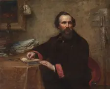 Portrait of Genio C. Scott, 1859. Creator: Eastman Johnson (American, 1824-1906)