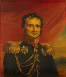 Portrait of Genrikh V. (Antoine-Henri) Jomini (1779-1869), 1822. Creator: Workshop of George Dawe