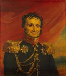 Portrait of Genrikh V. (Antoine-Henri) Jomini (1779-1869), 1822. Creator: Workshop of George Dawe