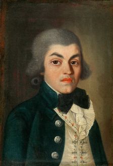 Portrait of Gentleman with Pleated Jabot, around 1790. Creator: Unknown