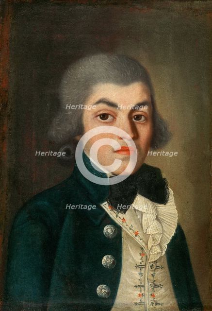 Portrait of Gentleman with Pleated Jabot, around 1790. Creator: Unknown.