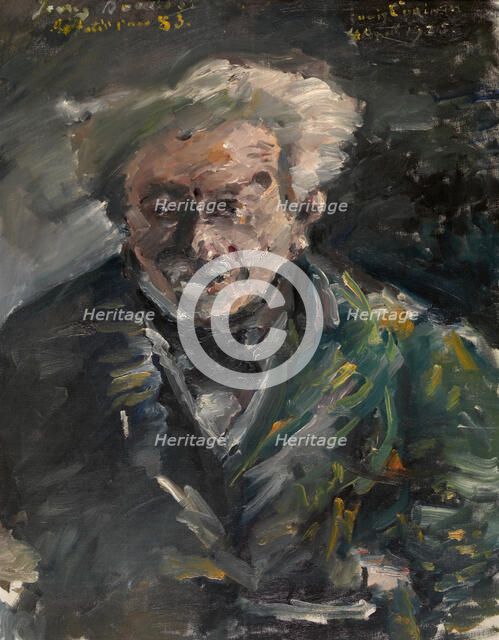 Portrait of Georg Brandes (1842-1927). Artist: Corinth, Lovis (1858-1925)