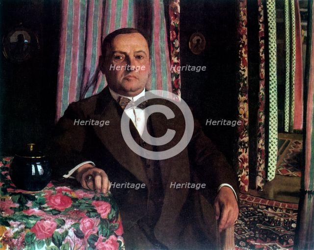 'Portrait of Georg E. Haasen', 1913.  Artist: Félix Vallotton