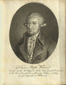 Portrait of Georg Stephan Wiesand (1736-1821) , 1794