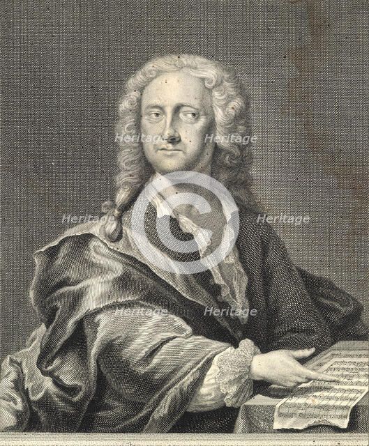 Portrait of Georg Philipp Telemann (1681-1767), 1730.