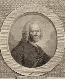 Portrait of Georg Philipp Telemann (1681-1767). Creator: Anonymous