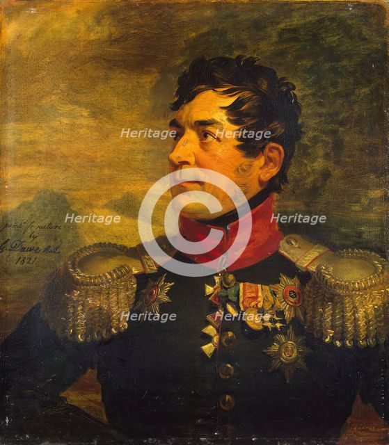 Portrait of Georgy A. Emanuel (1774-1837), 1821. Creator: George Dawe.