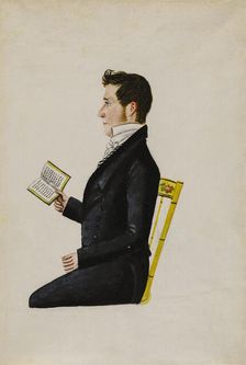Portrait of George Musser, ca. 1826. Creator: Jacob Maentel