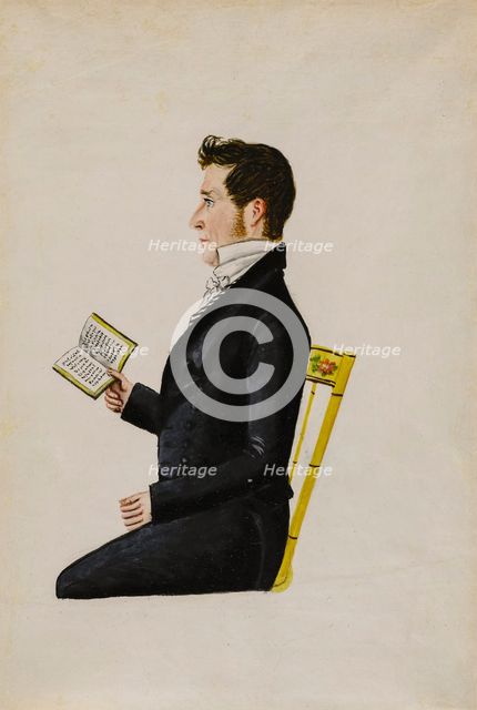 Portrait of George Musser, ca. 1826. Creator: Jacob Maentel.