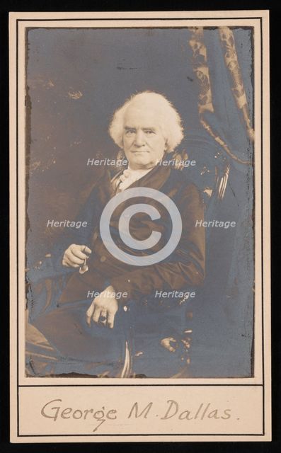 Portrait of George Mifflin Dallas (1792-1864), Before 1864. Creator: Unknown.