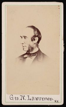 Portrait of George Newbold Lawrence (1806-1895), June 1865. Creator: Rockwood & Co