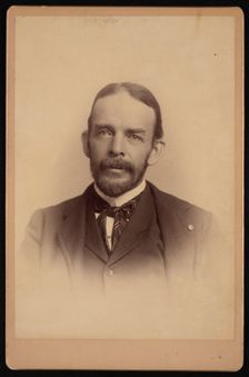 Portrait of George Brown Goode (1851-1896), Before 1896. Creator: United States National Museum Photographic Laboratory