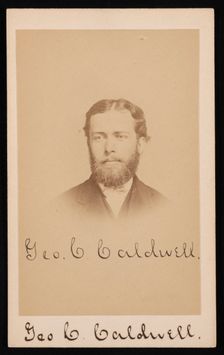 Portrait of George Chapman Caldwell (1834-1907), Circa 1870s. Creator: Purdy & Frear