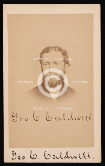 Portrait of George Chapman Caldwell (1834-1907), Circa 1870s. Creator: Purdy & Frear.
