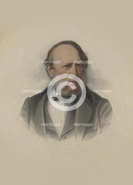 Portrait of George Cruikshank (1792-1878), c. 1875. Creator: Anonymous.