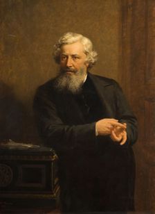 Portrait of George Dawson, 1877. Creator: Henry Turner Munns