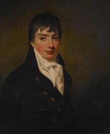 Portrait of George Deuchar, unknown date. Creator: Henry Raeburn