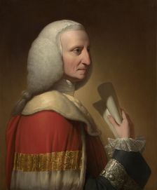 Portrait Of George, First Lord Lyttelton, c1772. Creator: Benjamin West