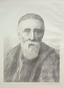 Portrait of George Frederic Watts (2nd Plate). Creator: Alphonse Legros (French, 1837-1911)