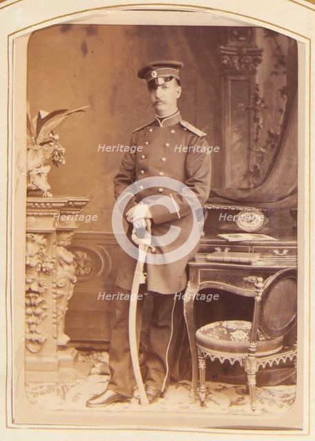 Portrait of George I (1845-1913), King of the Hellenes, 1877.