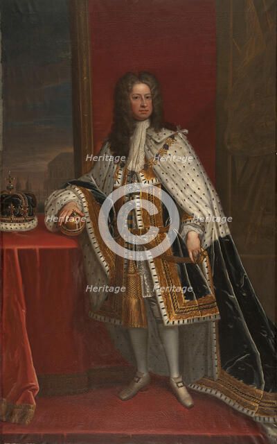 Portrait of George I of Great Britain.