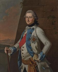 Portrait of George I, Prince of Waldeck and Pyrmont (1747-1813). Creator: Tischbein, Johann Heinrich, the Elder (1722-1789)