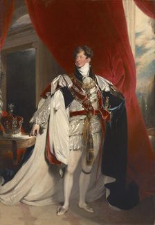 Portrait of George IV (1762-1830), King of the United Kingdom, c1816. Creator: Lawrence, Sir Thomas (1769-1830)