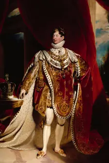 Portrait of George IV, 1840. Creator: Sir Martin Archer Shee